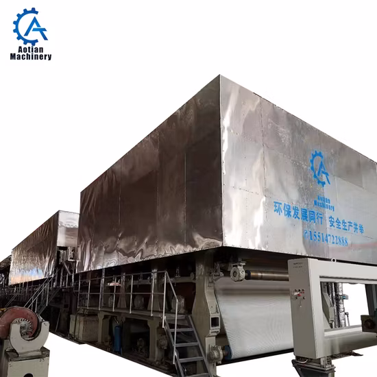 cadena de producción de papel de Kraft de la máquina de la cartulina del revestimiento acanalado de 4500m m maquinaria