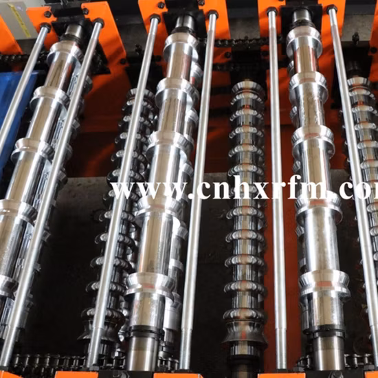 Máquina para fabricar tejas de metal doble corrugado