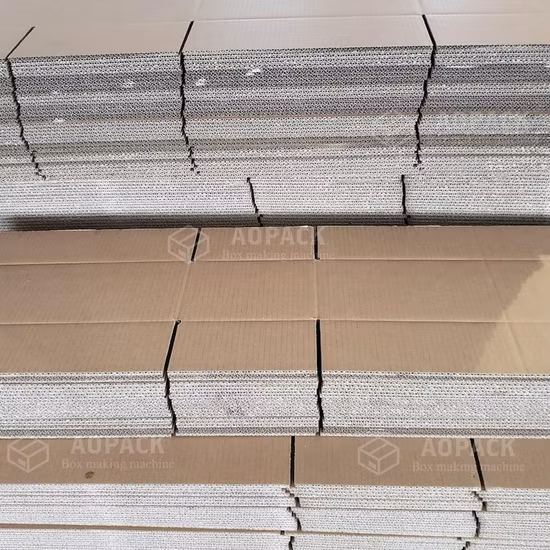 Máquina totalmente automática para fabricar cajas de cartón corrugado Aopack