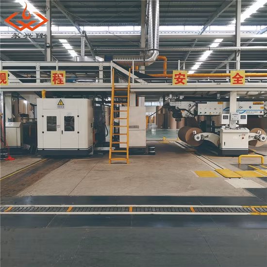 OEM/ODM 3 5 7 Línea de fabricación de cartón corrugado/Máquina corrugada/Línea de producción de cajas de cartón